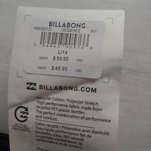 BiLLABONG NEW boys Crossfire Submersible Hybrid Shorts - Picture 8 of 9